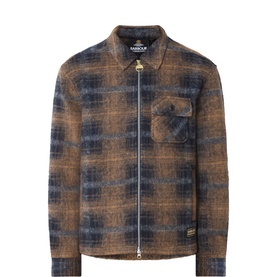 Oswald Logo Badge Tartan Overshirt