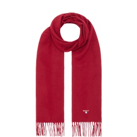Shield Logo Fringed Scarf