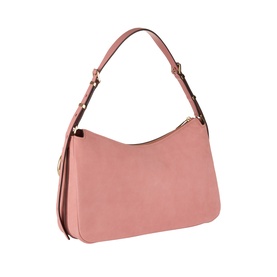 MMK primrose leather shoulder bag with gold-tone hardware and adjustable single top handle, zip closure