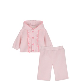 Two-Piece Frilled Tracksuit Set