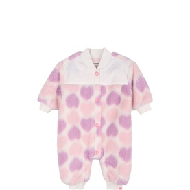Heart Fleece Playsuit