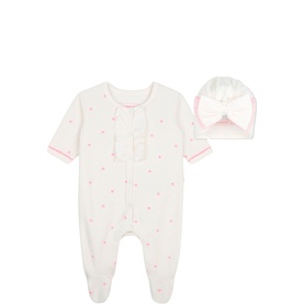Two-Piece Pyjamas & Pull-On Hat Set