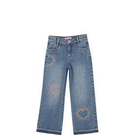 Denim Heart Straight Leg Jeans