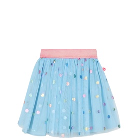 Petticoat Heart Flared Mesh Skirt
