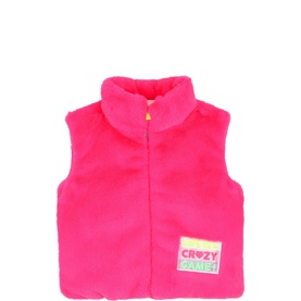 Faux Fur Patch Gilet