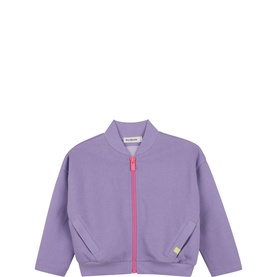 Embellished Logo Zip Sweatshirt
