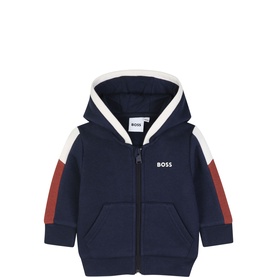 Logo Colourblock Hooded Sweatshirt