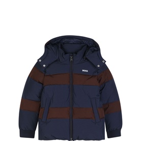 Striped Puffer Jacket