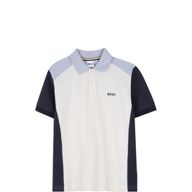 Logo Colourblock Polo Shirt