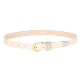 Hollyhock Leather Belt