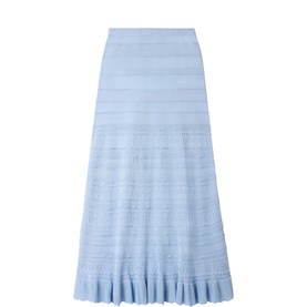 Pointelle Knit Skirt