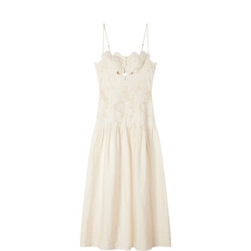 Guipure Cut-Out Dress