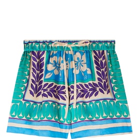 Floral Wide Leg Shorts