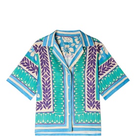 Flower Motif Shirt