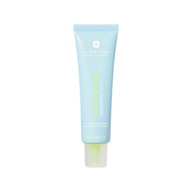 Erborian Matte Moisturiser day cream in a light blue tube with green cap, facial moisturiser for a matte finish