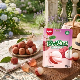 Gummy Lychee Peg Bag 65g