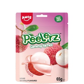 Gummy Lychee Peg Bag 65g