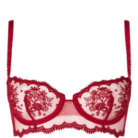 Intrigue Embroidered Balconette Bra