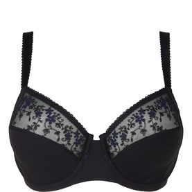 Instant Embroidered Full Cup Bra