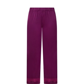 Satin Secrets Lace Trim Pyjama Bottoms