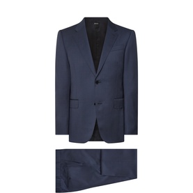 Micro Structure Single-Breasted Two-Piece Suit