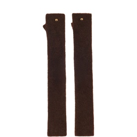 Metal Logo Knitted Mittens