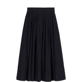 Beaded Flared Skirt