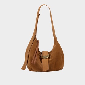Youyou Suede Hobo Bag