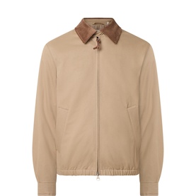 Corduroy Collar Harrington Jacket