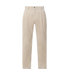 Corduroy Slim-Leg Trousers