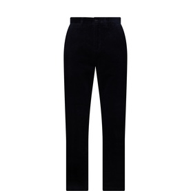 Corduroy Mid-Rise Straight Leg Chinos