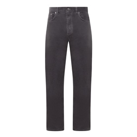 Gant 3049 Jeans in dusky anthracite, relaxed straight-leg cut with five-pocket styling and subtle fading detail.