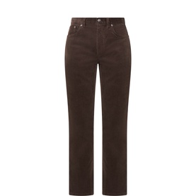 Corduroy Slim-Leg Trousers