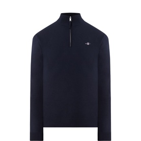 Shield Logo Half-Zip Sweater