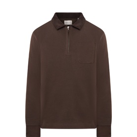 Patch Pocket Half-Zip Rugger Sweatshirt
