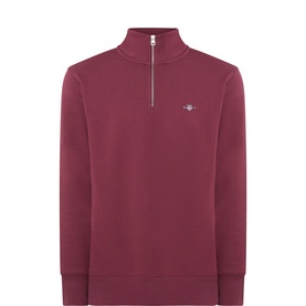 Shield Logo Half-Zip Sweatshirt