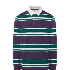 Striped Heavy Rugger Sweatshirt