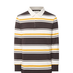 Striped Heavy Rugger Sweatshirt