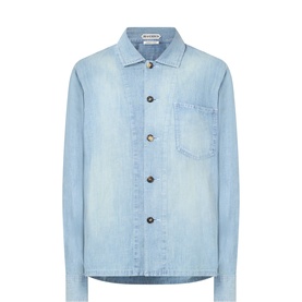 Slant Pocket Denim Shirt