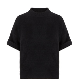 Tamia Ribbed Rolled-Cuff Sweater
