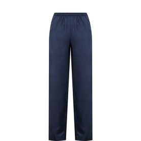 Alera Silk Straight-Leg Trousers