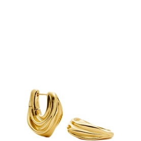 Draped Hoop Earrings