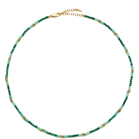 Beaded Gemstone Necklace