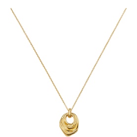 Draped Pendant Necklace