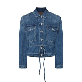 Lys Belted Denim Jacket