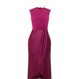 Azelie Draped Wrap Dress