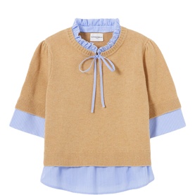 Stripe Hybrid Sweater