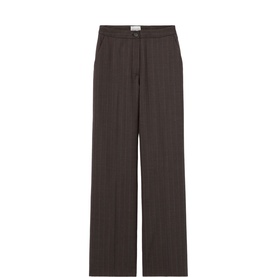 Striped Straight Leg Trousers