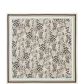Leopard Silk Square Scarf