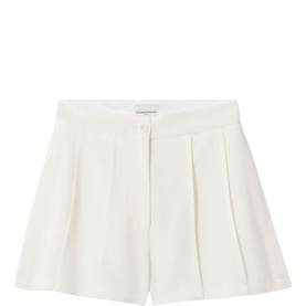 Topstitched Seam Shorts